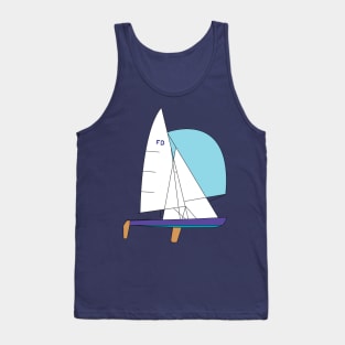 Flying Dutchman Sailboat Tank Top